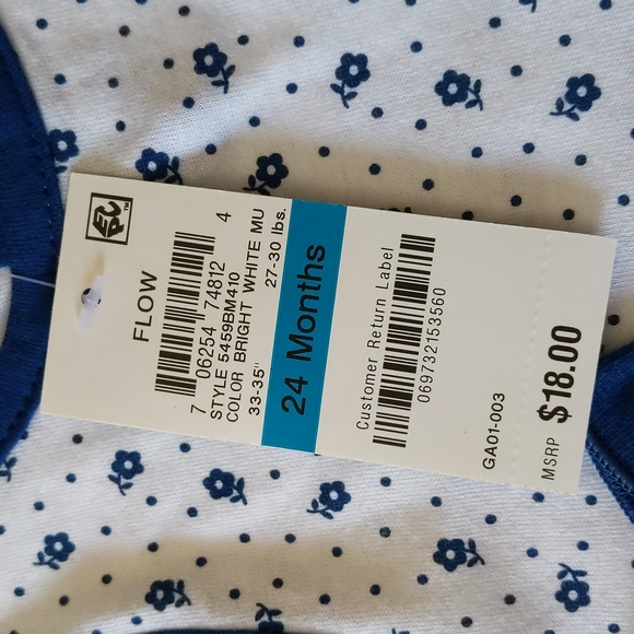 NWT Baby one piece outfit size 24 months. - Picture 4 of 6